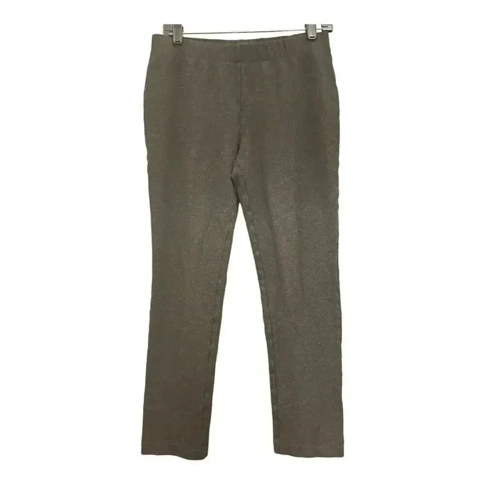 Talbots Dark‎ Gray Thick Pull On Pants/Leggings